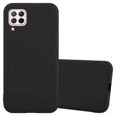 CADORABO Ohišje, združljiv s Huawei v Candy Black - Zaščitni pokrov, narejen iz fleksibilnega silikona TPU