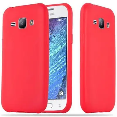 Cadorabo Case, združljiv s Samsungom v Candy Red - Zaščitni pokrov iz fleksibilnega silikona TPU