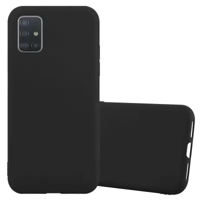 CADORABO Ohišje, združljiv s Samsungom v Candy Black - Zaščitni pokrov, narejen iz fleksibilnega silikona TPU