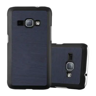 CADORABO Ohišje, združljiv s Samsungom v Woody Blue - Hard Case Zaščitni pokrov v lesenem videzu pred praskami in udarci
