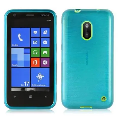 CADORABO Ohišje, združljiv z Nokia v turkizni - zaščitni pokrov, narejen iz fleksibilnega silikona TPU v brušenem dizajnu