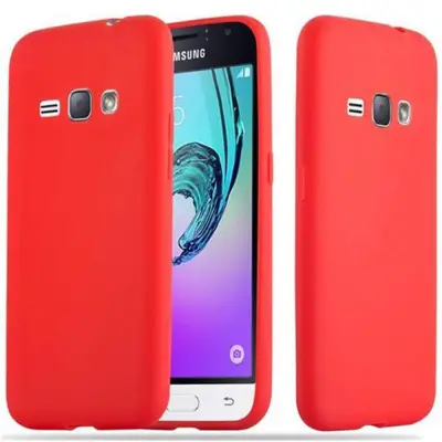Cadorabo Case, združljiv s Samsungom v Candy Red - Zaščitni pokrov iz fleksibilnega silikona TPU