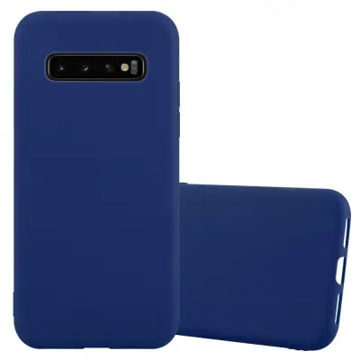 Cadorabo Case, združljiv s Samsungom v Candy Tarmno Blue - zaščitna prevleka iz fleksibilnega silikona TPU