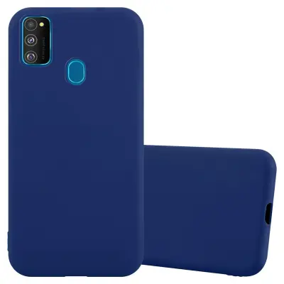 Cadorabo Case, združljiv s Samsungom v Candy Tarmno Blue - zaščitna prevleka iz fleksibilnega silikona TPU