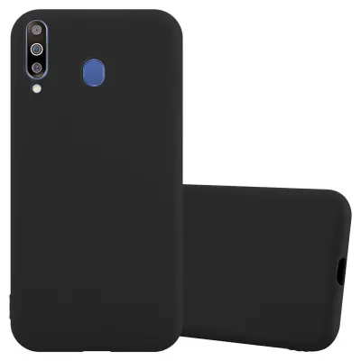 CADORABO Ohišje, združljiv s Samsungom v Candy Black - Zaščitni pokrov, narejen iz fleksibilnega silikona TPU