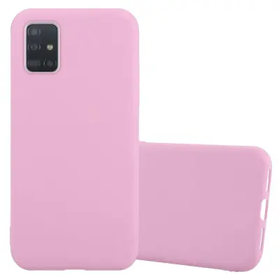 Cadorabo Case, združljiv s Samsungom v Candy Pink - Zaščitni pokrov iz fleksibilnega silikona TPU