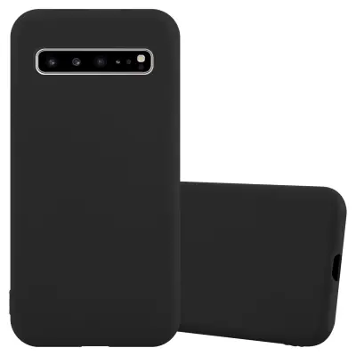 CADORABO Ohišje, združljiv s Samsungom v Candy Black - Zaščitni pokrov, narejen iz fleksibilnega silikona TPU