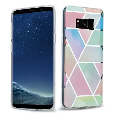 Cadorabo Case, združljiv s Samsungom v mavričnem marmorju št. 11 - Zaščitni pokrov iz silikona TPU z vzorcem mozaika