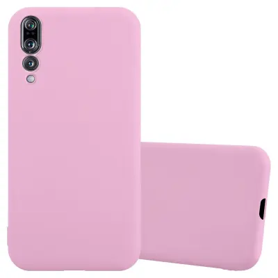 Cadorabo Case, združljiv s Huawei v Candy Pink - Zaščitni pokrov iz fleksibilnega silikona TPU