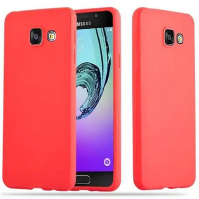 Cadorabo Case, združljiv s Samsungom v Candy Red - Zaščitni pokrov iz fleksibilnega silikona TPU