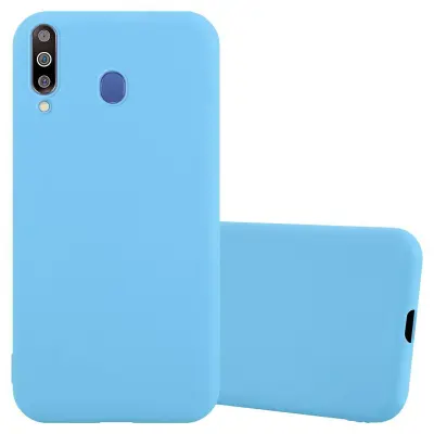 CADORABO Ohišje, združljiv s Samsungom v Candy Blue - Zaščitni pokrov iz fleksibilnega silikona TPU
