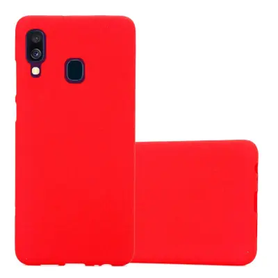 CADORABO Ohišje, združljiv s Samsungom v Frost Red - Zaščitni pokrov iz fleksibilnega silikona TPU