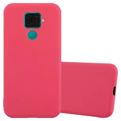 Cadorabo Case, združljiv s Huawei v Candy Red - Zaščitni pokrov, narejen iz fleksibilnega silikona TPU
