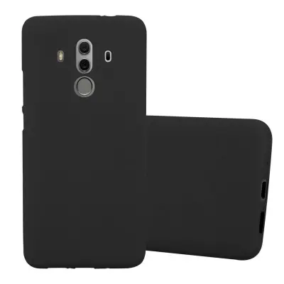 Cadorabo Case, združljiv s Huawei v Frost Black - Zaščitni pokrov, narejen iz fleksibilnega silikona TPU
