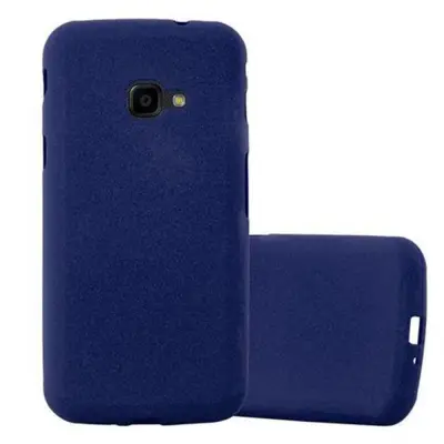 Cadorabo Case, združljiv s Samsungom v Frost Tarmno Blue - zaščitni pokrov iz fleksibilnega silikona TPU