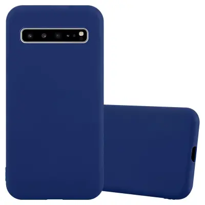 Cadorabo Case, združljiv s Samsungom v Candy Tarmno Blue - zaščitna prevleka iz fleksibilnega silikona TPU