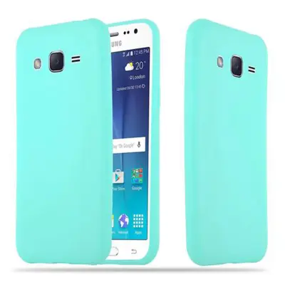 CADORABO Ohišje, združljiv s Samsungom v Candy Blue - Zaščitni pokrov iz fleksibilnega silikona TPU
