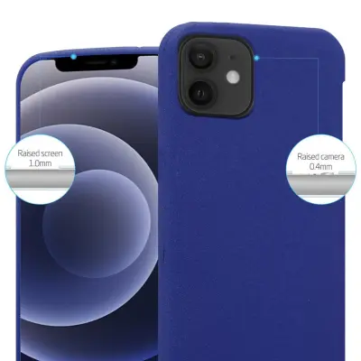 CADORABO Ohišje, združljiv z Apple v Frost Tarmno Blue - Zaščitni pokrov iz fleksibilnega silikona TPU
