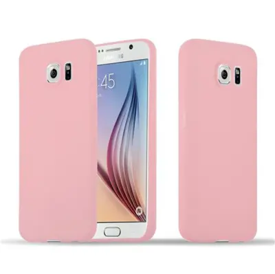 Cadorabo Case, združljiv s Samsungom v Candy Pink - Zaščitni pokrov iz fleksibilnega silikona TPU