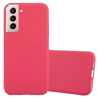 Cadorabo Case, združljiv s Samsungom v Candy Red - Zaščitni pokrov iz fleksibilnega silikona TPU