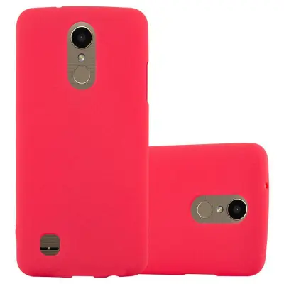 CADORABO Ohišje, združljiv z LG v Frost Red - Zaščitni pokrov iz fleksibilnega silikona TPU