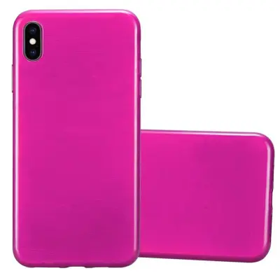 CADORABO Ohišje, združljiv z Apple v roza barvi - zaščitni pokrov iz fleksibilnega silikona TPU v brušenem dizajnu