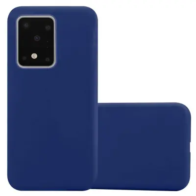 Cadorabo Case, združljiv s Samsungom v Candy Tarmno Blue - zaščitna prevleka iz fleksibilnega silikona TPU