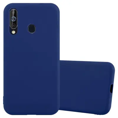 Cadorabo Case, združljiv s Samsungom v Candy Tarmno Blue - zaščitna prevleka iz fleksibilnega silikona TPU
