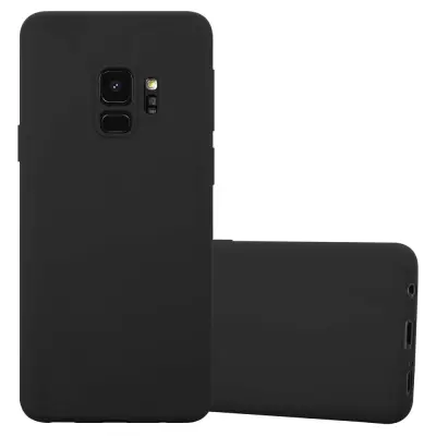 CADORABO Ohišje, združljiv s Samsungom v Candy Black - Zaščitni pokrov, narejen iz fleksibilnega silikona TPU