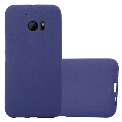 CADORABO Ohišje, združljiv s HTC v Frost Tarmno Blue - zaščitni pokrov iz fleksibilnega silikona TPU