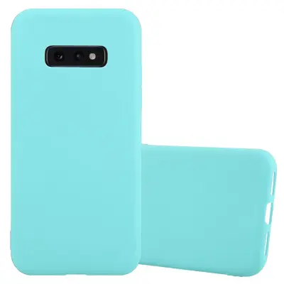 CADORABO Ohišje, združljiv s Samsungom v Candy Blue - Zaščitni pokrov iz fleksibilnega silikona TPU