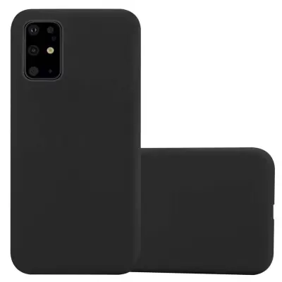 CADORABO Ohišje, združljiv s Samsungom v Candy Black - Zaščitni pokrov, narejen iz fleksibilnega silikona TPU