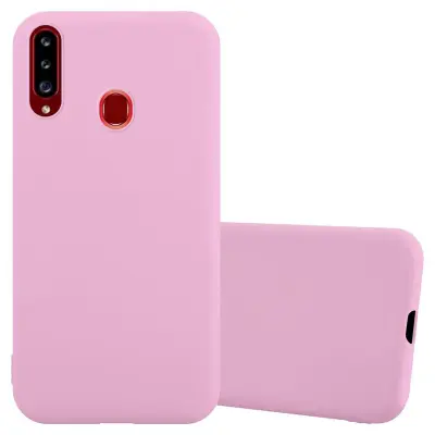Cadorabo Case, združljiv s Samsungom v Candy Pink - Zaščitni pokrov iz fleksibilnega silikona TPU