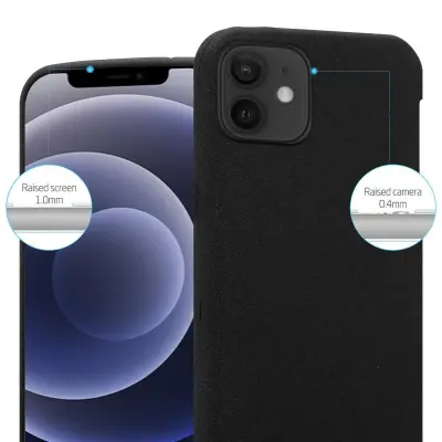 CADORABO Ohišje, združljiv z Apple v Frost Black - Zaščitni pokrov iz fleksibilnega silikona TPU