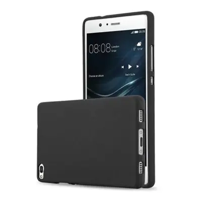 Cadorabo Case, združljiv s Huawei v Frost Black - Zaščitni pokrov, narejen iz fleksibilnega silikona TPU
