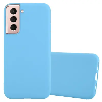 CADORABO Ohišje, združljiv s Samsungom v Candy Blue - Zaščitni pokrov iz fleksibilnega silikona TPU