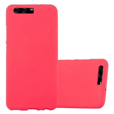 Cadorabo Case, združljiv s Huawei v Frost Red - Zaščitni pokrov iz fleksibilnega silikona TPU