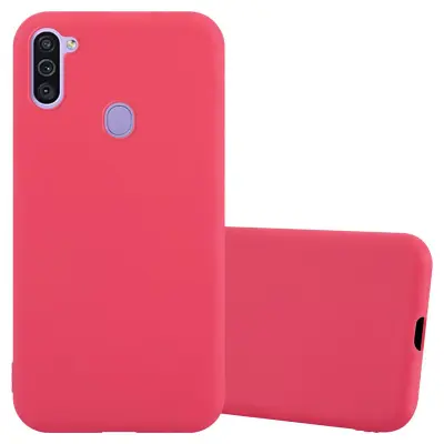 Cadorabo Case, združljiv s Samsungom v Candy Red - Zaščitni pokrov iz fleksibilnega silikona TPU