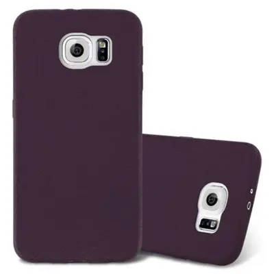 Cadorabo Case, združljiv s Samsungom v Frost Bordeaux Purple - zaščitni pokrov iz fleksibilnega silikona TPU
