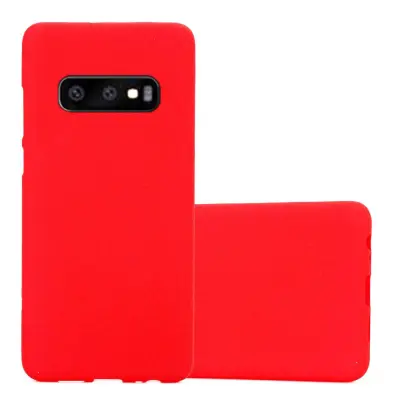 CADORABO Ohišje, združljiv s Samsungom v Frost Red - Zaščitni pokrov iz fleksibilnega silikona TPU