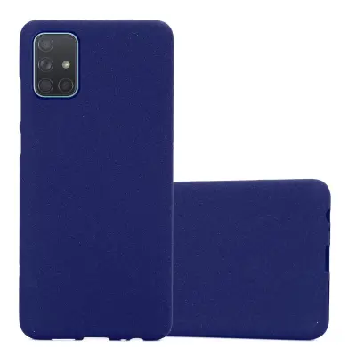 Cadorabo Case, združljiv s Samsungom v Frost Tarmno Blue - zaščitni pokrov iz fleksibilnega silikona TPU