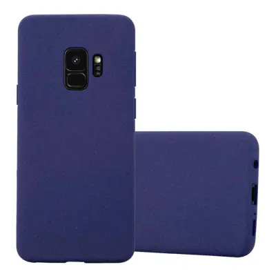 Cadorabo Case, združljiv s Samsungom v Frost Tarmno Blue - zaščitni pokrov iz fleksibilnega silikona TPU