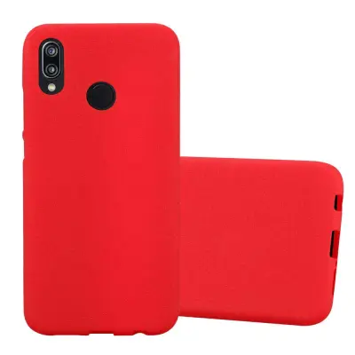 Cadorabo Case, združljiv s Huawei v Frost Red - Zaščitni pokrov iz fleksibilnega silikona TPU