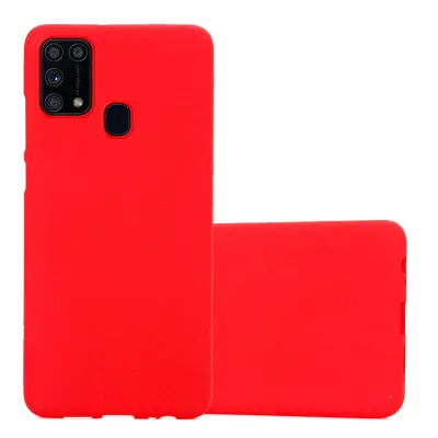 CADORABO Ohišje, združljiv s Samsungom v Frost Red - Zaščitni pokrov iz fleksibilnega silikona TPU