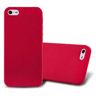 CADORABO Ohišje, združljiv z Apple v Frost Red - Zaščitni pokrov iz fleksibilnega silikona TPU