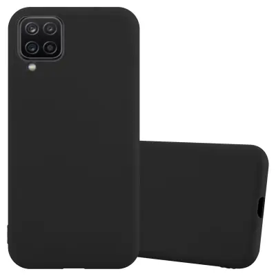 CADORABO Ohišje, združljiv s Samsungom v Candy Black - Zaščitni pokrov, narejen iz fleksibilnega silikona TPU
