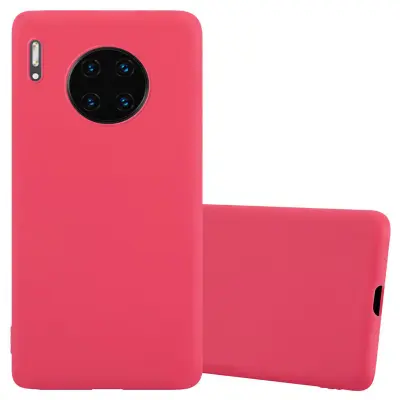 Cadorabo Case, združljiv s Huawei v Candy Red - Zaščitni pokrov, narejen iz fleksibilnega silikona TPU