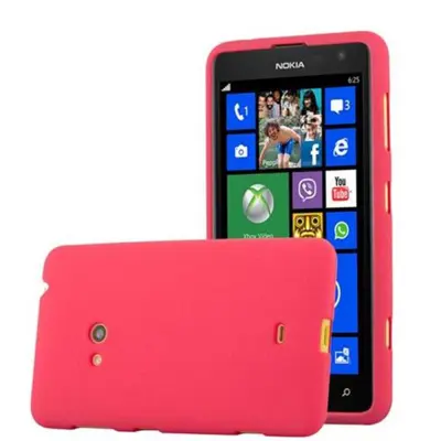 Cadorabo Case, združljiv z Nokia v Frost Red - Zaščitni pokrov, narejen iz fleksibilnega silikona TPU