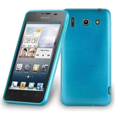 CADORABO Ohišje, združljiv s Huawei v turkizni - Zaščitni pokrov iz fleksibilnega silikona TPU v brušenem dizajnu