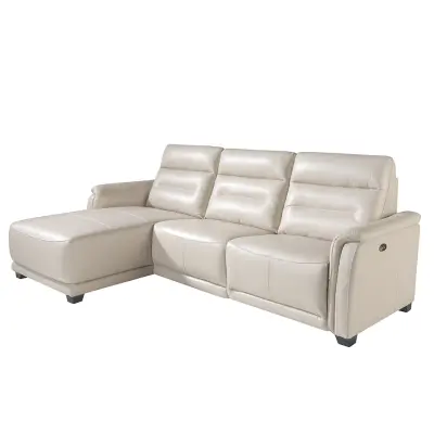 Kavč Chaiselongue (L) relax v usnju